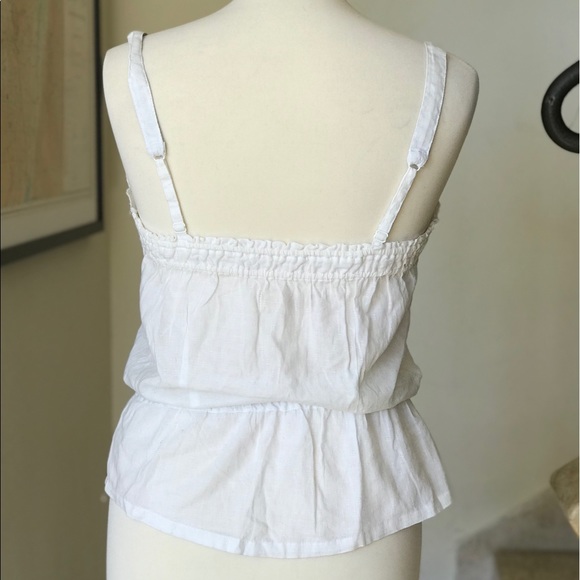 Hollister Cotton Button Down Synched Tank Top - Picture 6 of 8